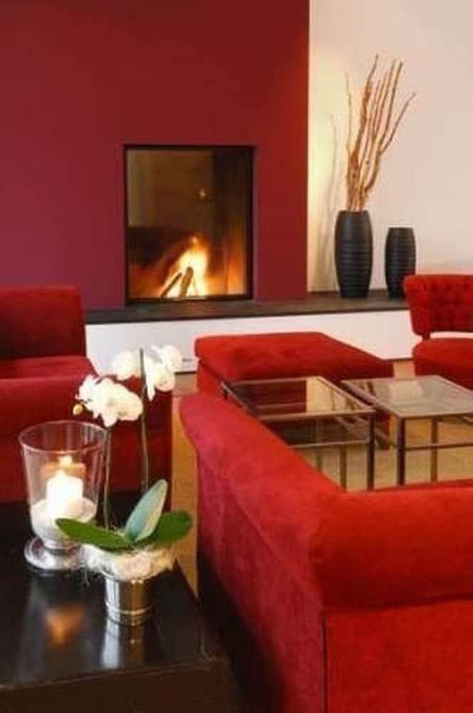Privathotel Lindtner Hamburg Dalaman gambar A fireplace in a home